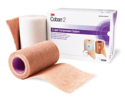 Coban 2 Lite Compression System With Nylon Stocking 10cm X 2 7m