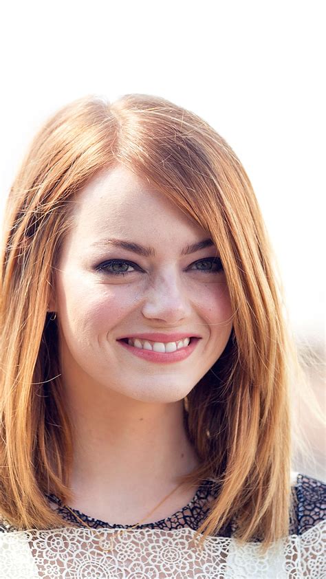 Hl95 Emma Stone Smile Celebrity Film Wallpaper