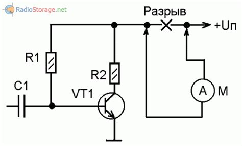 Как измерить силу тока в резисторе схема