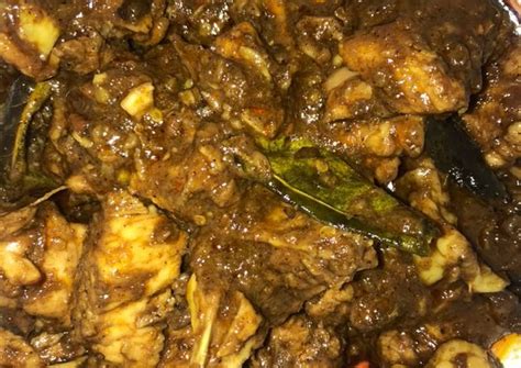 Resep Rendang ayam bumbu instant oleh Cindy Reffica - Cookpad