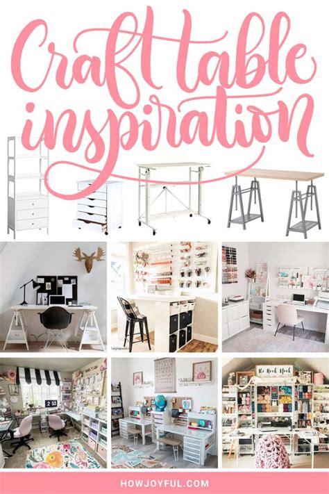 Craft Table Inspiration: The best work and storage solutions