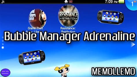 Bubble Manager Para Adrenaline PSVita YouTube