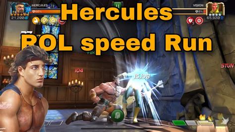 Rank 3 Hercules Bullying Rol Opponents Rol Speed Run Super Fun Fights Under 35 Hits Mcoc