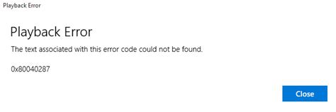 How to Troubleshoot DVD Playback Error 0x80040287