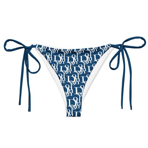 JADORE WHITE X BLUE BIKINI BOTTOMS