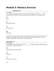 Csc300Module 5c Mastery Exercise Docx Module 5 Mastery Exercise