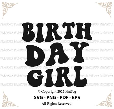 Birthday Girl Svg Png It S My Birthday Svg Birthday Etsy Artofit