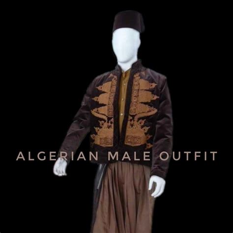 Algerian Djabadouli 🇩🇿 Algerian Mens Outfit 🇩🇿اللباس التقليدي الجزائري