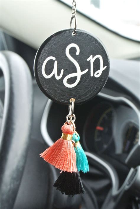 Personalized Car Accessories, Preppy Car Accessories, Car Hanging ...