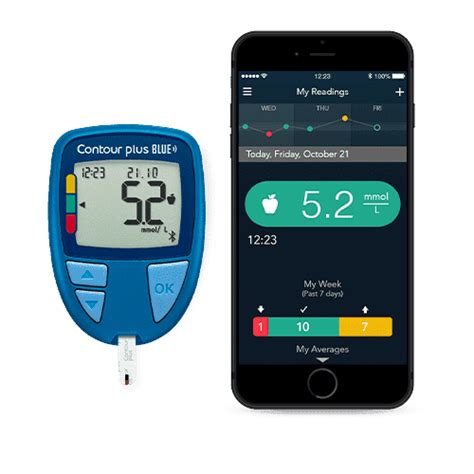 Contour Plus Blue Blood Glucose Meter