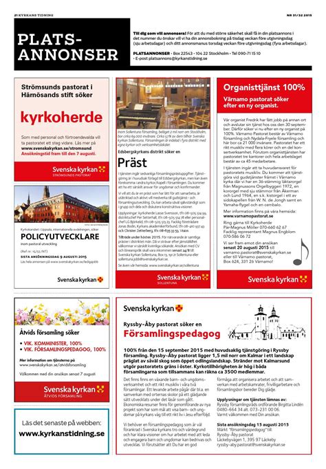 KT3132 plats 2015 by Kyrkans Tidning - Issuu