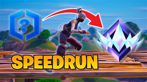 Fortnite Unreal Rank Speedrun Part Youtube