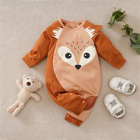 Otoño Bebé Niño Ropa Recién Nacido Niña Mameluco Onesie Algodón Manga