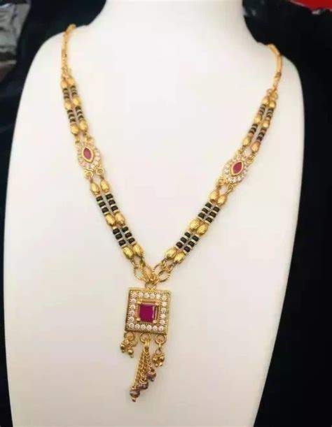 Golden Brass Gold Plated Mangalsutra Size Free Size At Rs In Rajkot