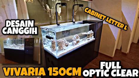 VIVARIA OPTIC CLEAR 150 CM LETTER L CABINET YouTube