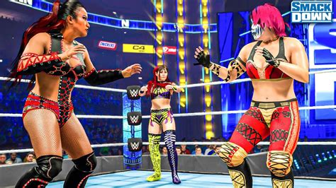 Wwe 2k23 Triple Threat Takedown Asuka Vs Xia Li Vs Iyo Sky For The