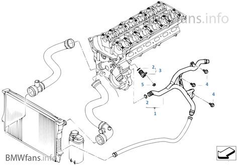 Bmw E60 Engine Diagram Original Parts For E60 535d M57N Sedan