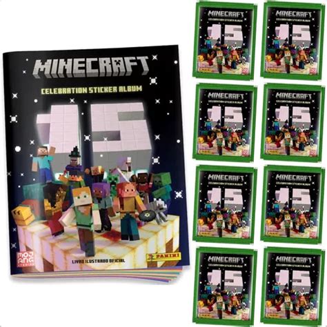 Álbum Completo Minecraft 2024 Oficial As 240 Figurinhas Frete grátis