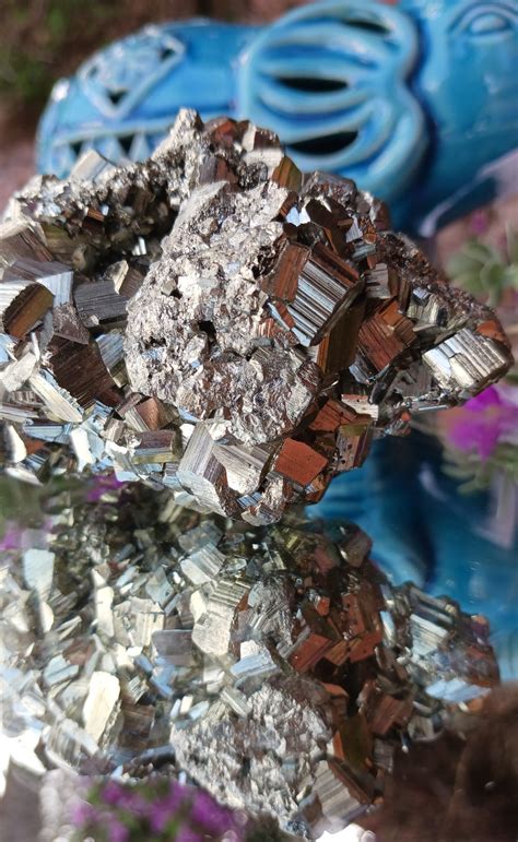 Pyrite Crystal Cluster - Quartzsite Minerals