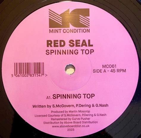 Red Seal Spinning Top 12 Vinyl Ear Candy Music