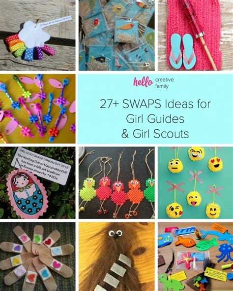 27+ SWAPS Ideas for Girl Guides and Girl Scouts - Hello Creative Family