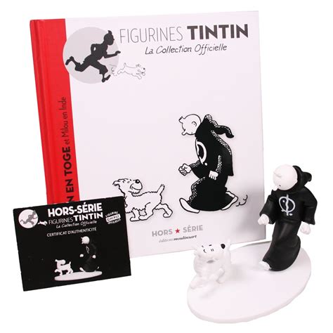 Tintin Figurine Tintin Et Milou Au Congo Noir Blanc Livret