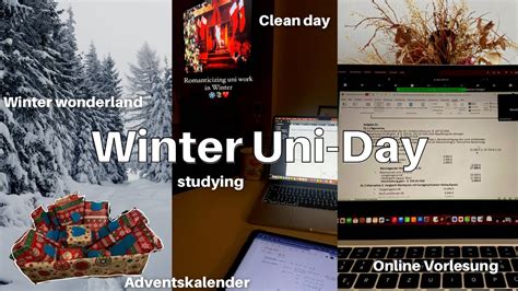 Winter Uniday Romanticizing Cold Days Online Vorlesung Motivation