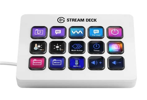 Elgato Stream Deck Keyboard Mk2 White In Stock Buy Now At