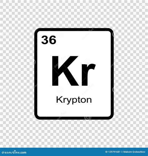 Krypton Periodic Table Square