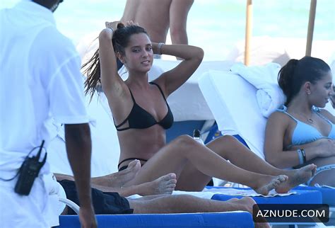 Neta Alchimister Sexy Wearing A Black Bikini In Miami Beach AZNude