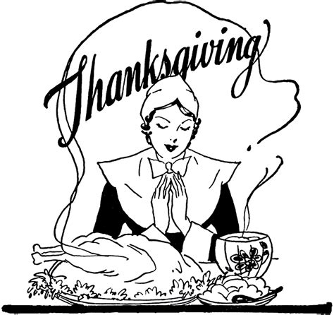 7 White Turkey Images - Vintage Thanksgiving! - The Graphics Fairy