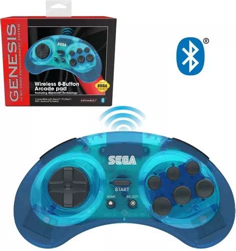 Controle Sem Fio Oficial Mega Drive G Nesis Retro Bit Frete Gr Tis