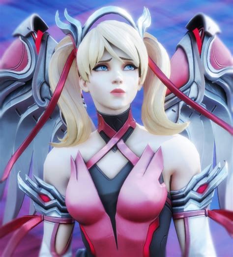 Pink Mercy Overwatch Mercy Overwatch Overwatch Fan Art