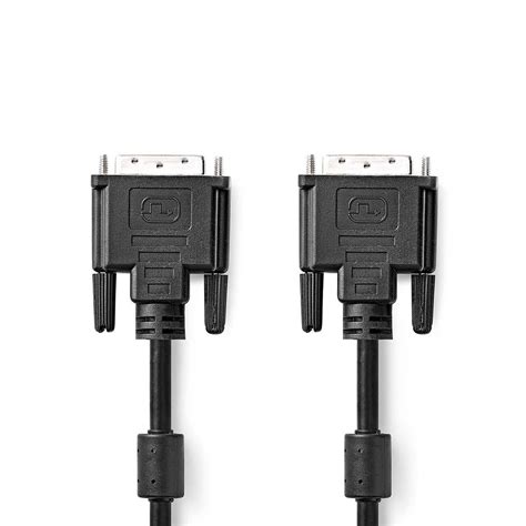 DVI-kabel, DVI-D 24+1-pins hann til DVI-D 24+1-pinners hann, 2560x1600 ...
