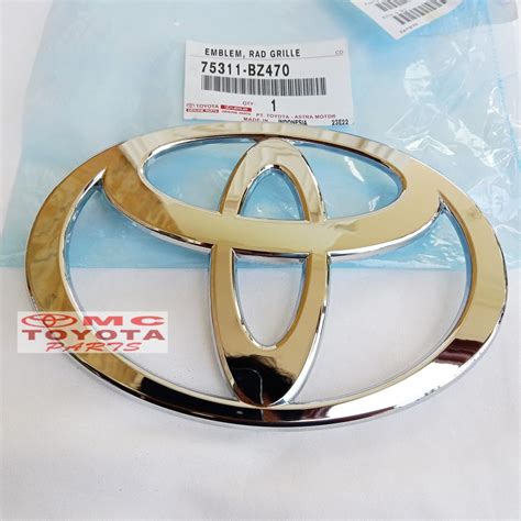 Emblem Logo Grill Grille Radiator Toyota Agya Gr Bz Lazada