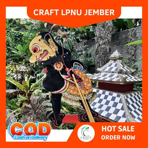 Jual Wayang Kulit Asli Gareng Halus Standar Dalang Shopee Indonesia