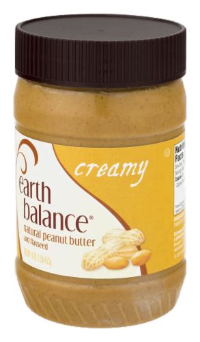 Earth Balance Creamy Natural Peanut Butter 16 Oz Fred Meyer