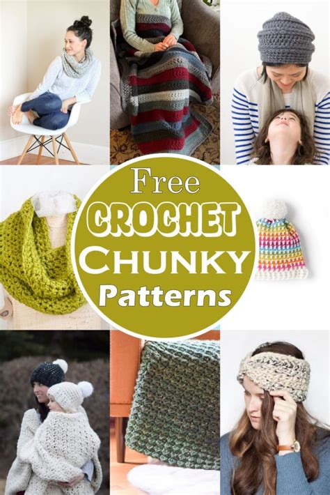 16 Chunky Crochet Patterns For Everyone Diyncrafty