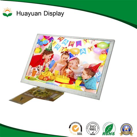 High Brightness Led Backlight 5 Inch Industrial Tft Lcd Withoutwith