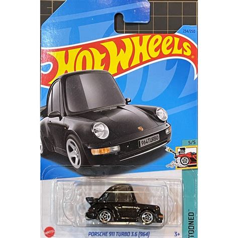 風火輪 Hot Wheels 初版 保時捷 Q車 PORSCHE 911 TURBO 3 6 964 跑車 蝦皮購物