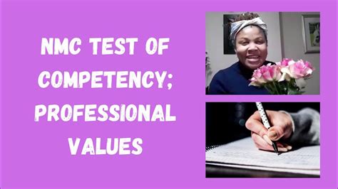 NMC Test Of Competency Professional Values YouTube