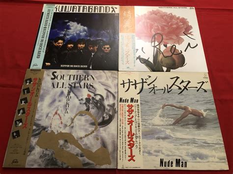 目立った傷や汚れなしo KB 001117 サザンオールスターズ LPアルバム レコード おまとめ Nude Man Kamakura 綺麗 KUWATA BANDの落札情報詳細