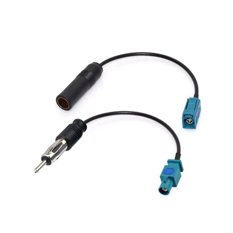 Fakra To Din Female Male Car Stereo Radio Am Fm Antenna Extension Cable