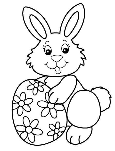 Desenho Do Coelho Da Pascoa Para Colorir - 7