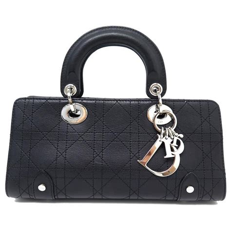 Christian Dior Neue Dior Lady Dior East West Cannage Leder Handtasche