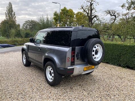 Grijs Kenteken Uitvoering Voor De Land Rover Defender Model L