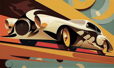 Retro Futurism HWM-Jaguar Futuristic Art Vintage Retro Digital Art by Abdullah Masud - Fine Art ...