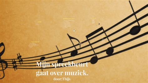 Spreekbeurt Muziek By Thijs Ravenhorst