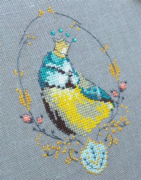 Cross Stitch Finishing Bird Embroidery Needlepoint Crosses Seed