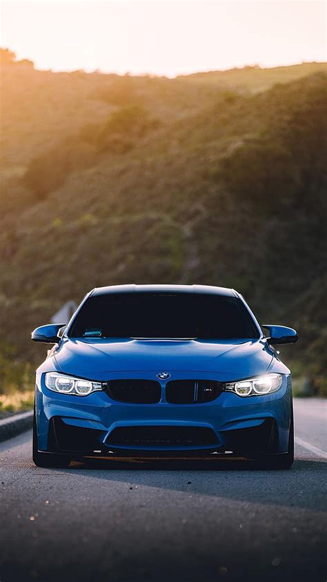 Bmw M4 Blue Bmw Car Coupe F82 Front View M4 Vehicle Hd Phone